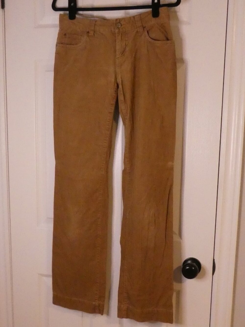 JACOB Camel Brown Corduroy Pants Slim Straight Leg - Size 5/6